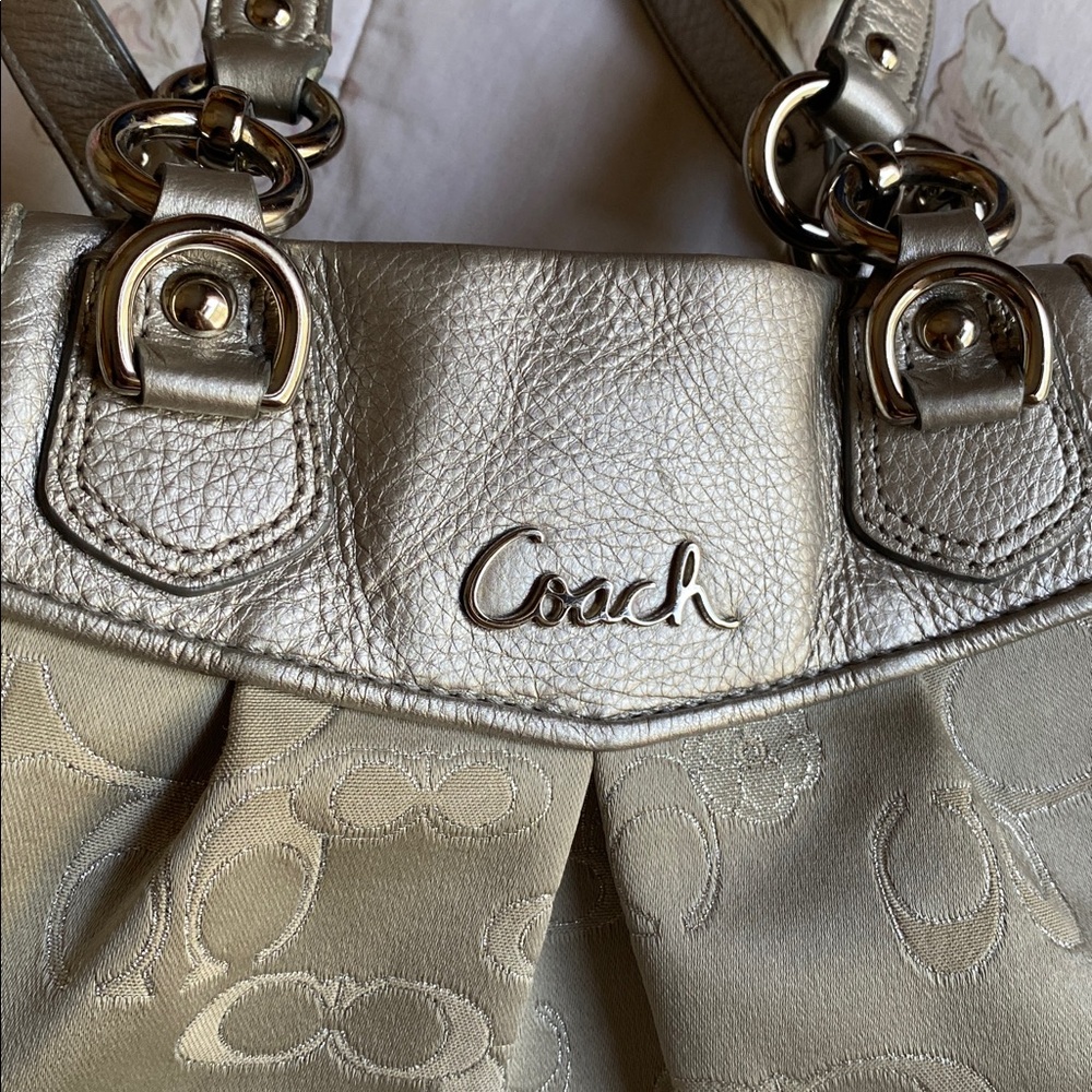 Coach Ashley Butterfly Garden Tote - Picture 7 of 10